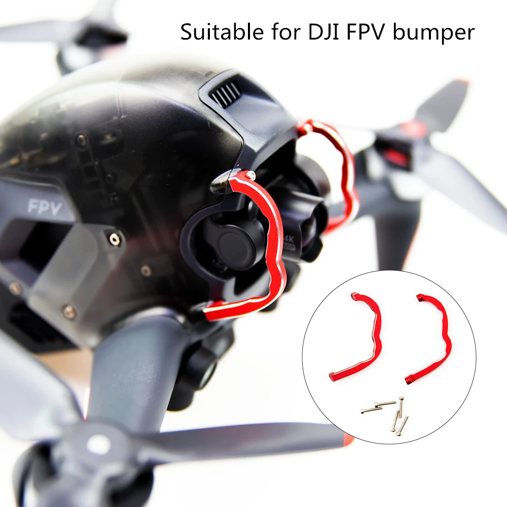 

Aluminum Alloy Drone Gimbal Bumper For DJI FPV Combo B-Shape Gimbal Camera Protective Bumper Bars For DJI FPV Drone Accessories
