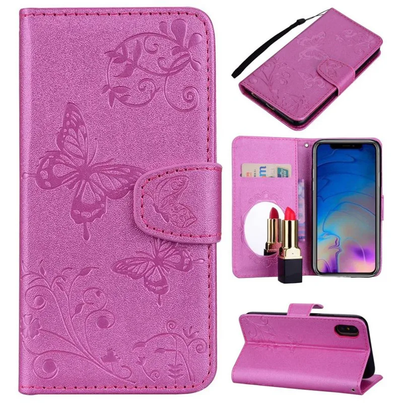 Кожаный чехол книжка одного цвета для Samsung Galaxy S8 S9 A8 Plus Note8 A3 A5 J3 J5 J7 2017 S5 S6 S7 Edge
