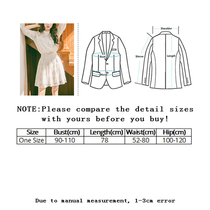 

SLLSKY Hollow out Elegant Women Dress Lace Edge High Elastic Waist Solid Summer Dress With Lining Modis Femme Vestido Mujer