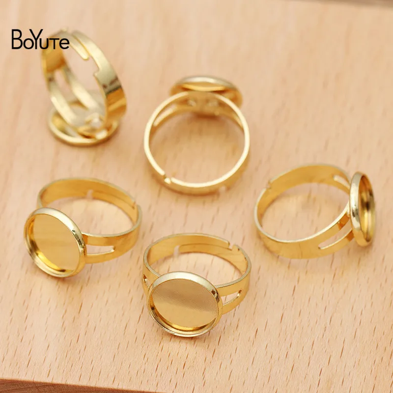 BoYuTe (40 шт./лот) подходит для 12 мм Φ металлическая основа без настроек сделай сам