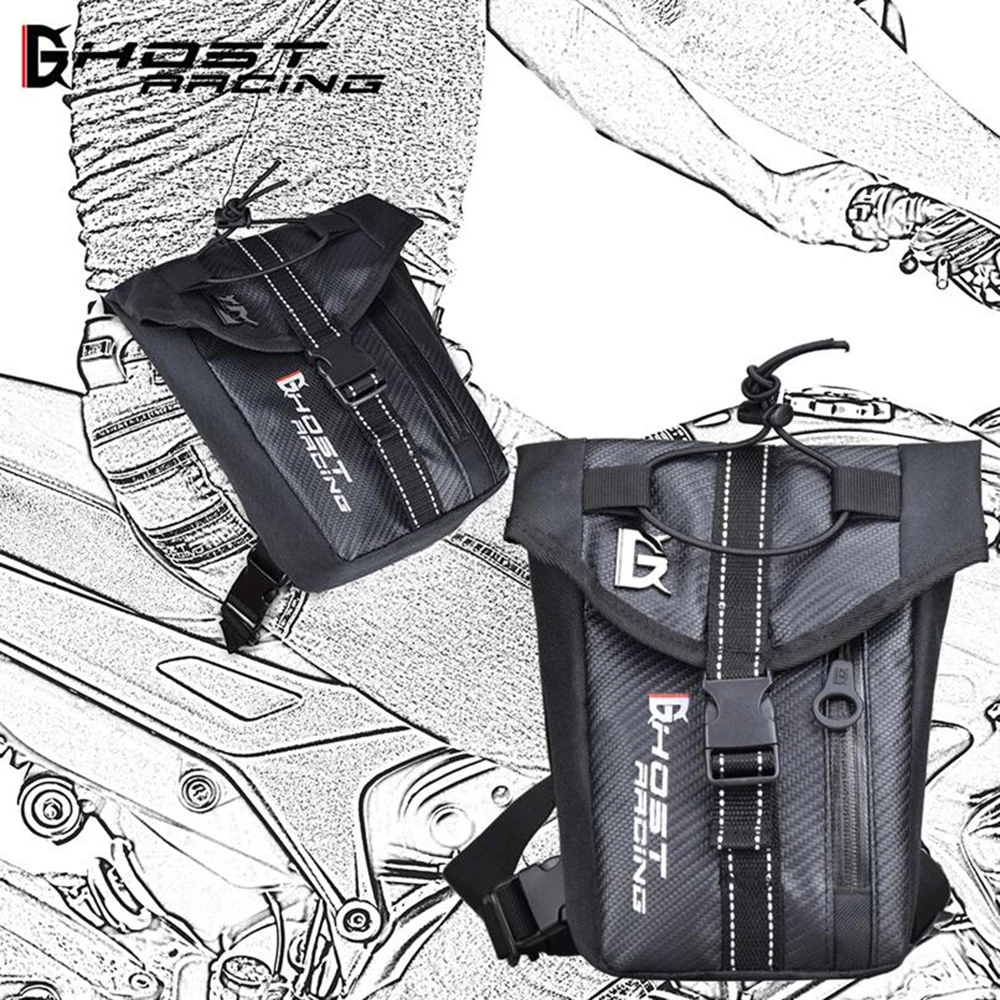 Водонепроницаемые поясные сумки GHOST RACING сумка для мотоцикла Оксфорд ног