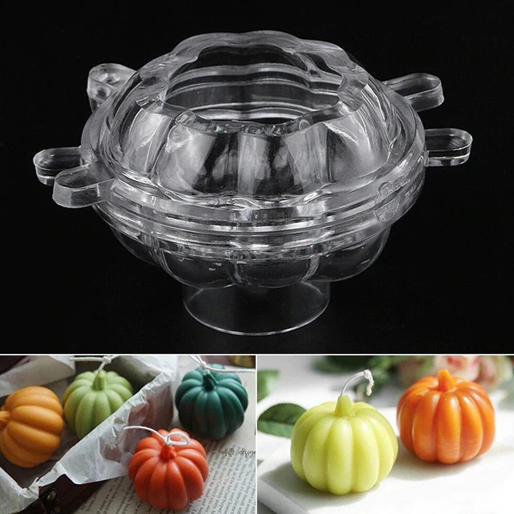 Пластиковая форма для мыла в форме тыквы 3D инструмент изготовления свечей модель