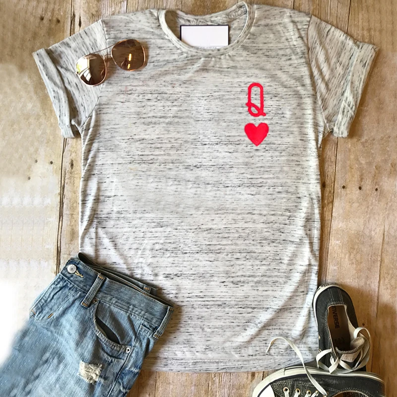 

Queen Tshirt Plus Size Aesthetic Shirt Kawaii 2020 Women 90s Graphic Tees White Top Letter O-Neck Casual