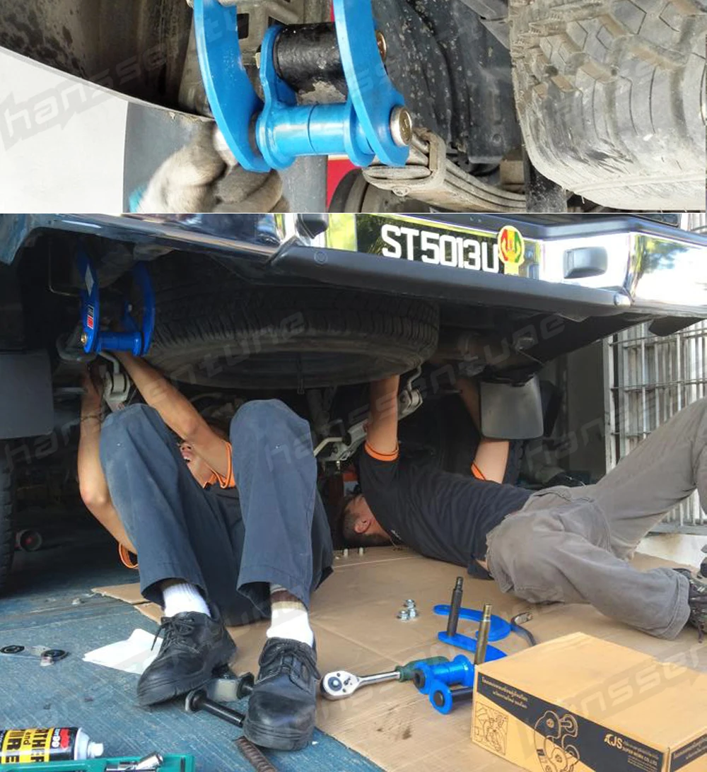 Подвесная пружина HANSSENTUNE 4x4 удобная двойная g скоба для Mitsubishi Triton L200 09 14 уменьшает