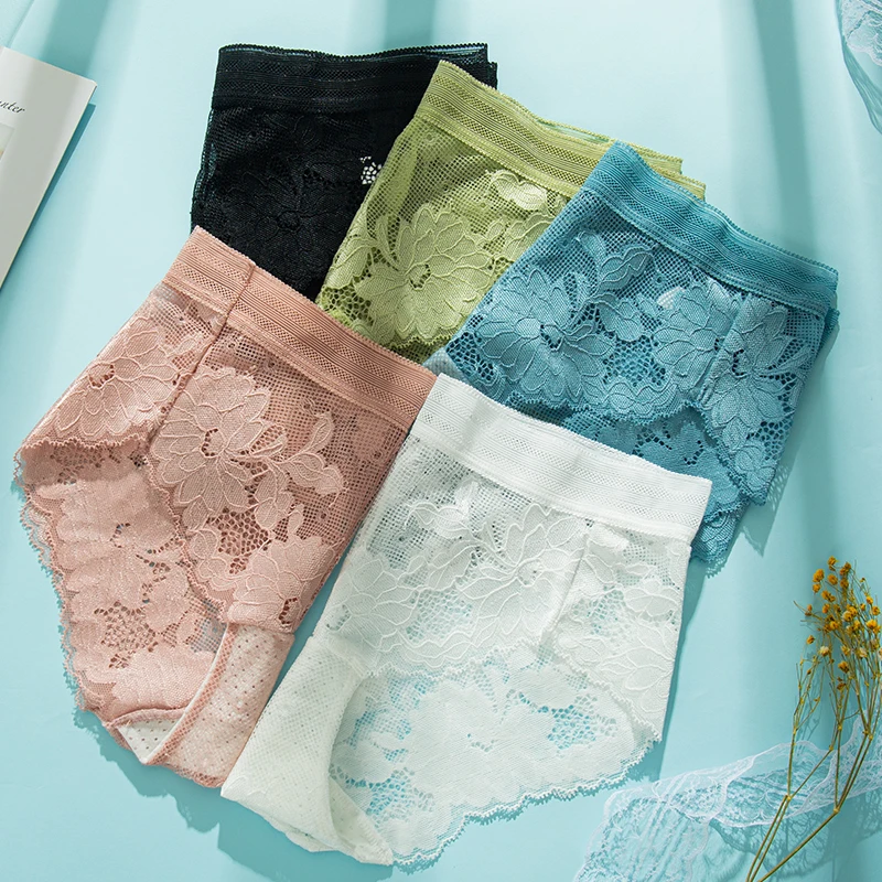 Сексуальные кружевные женские трусики LANGSHA бесшовное нейлоновое нижнее белье