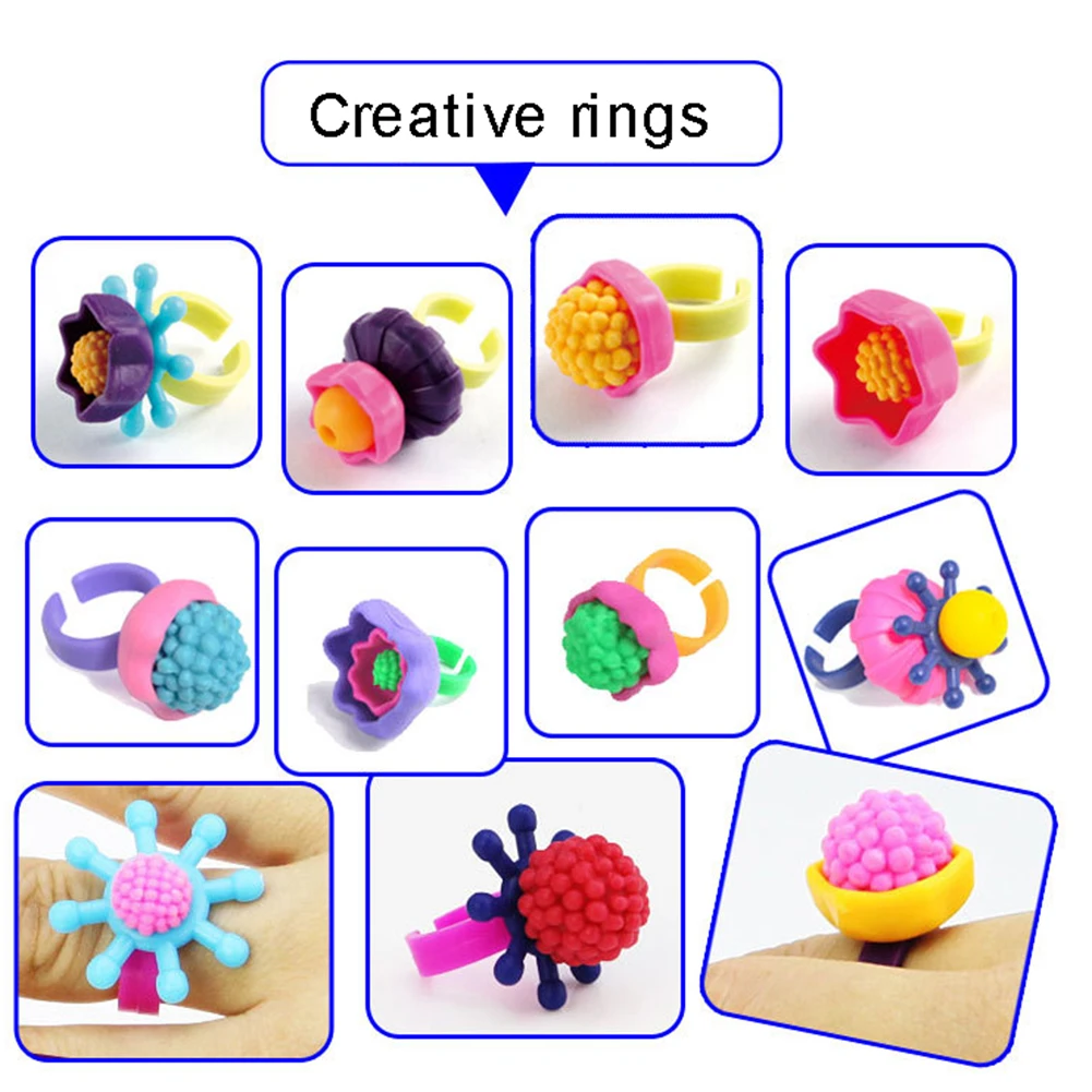

500g Colorful Loose Beads DIY Bracelet Necklace Kids Craft Education Toy
