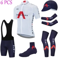 2022 new ineos cycling jersey 20d bike shorts sportswear set ropa ciclismo summer quick dry bicycling maillot arm warmers