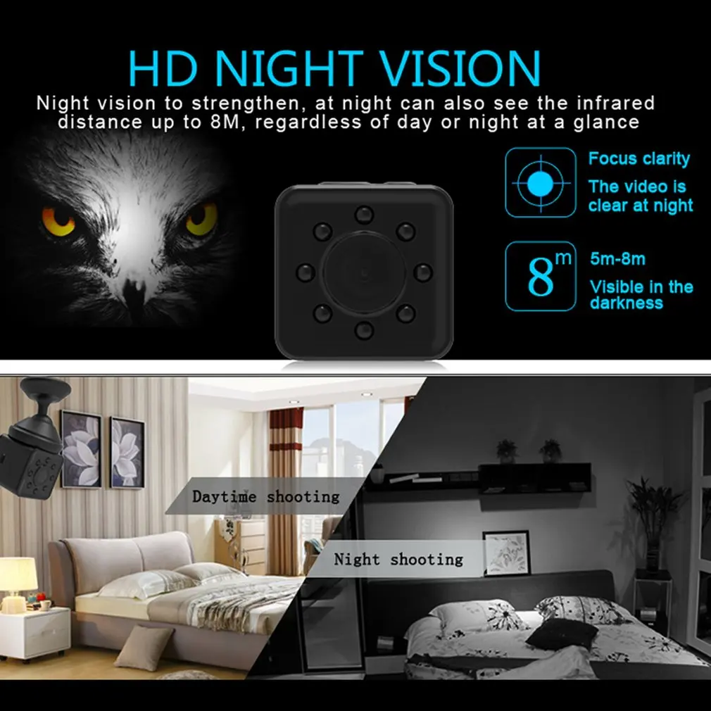 SQ13 HD wifi маленькая мини ip-камера камера 1080P видео датчик ночного видения Видеокамера микро камера s DVR регистратор движения видеокамера SQ13