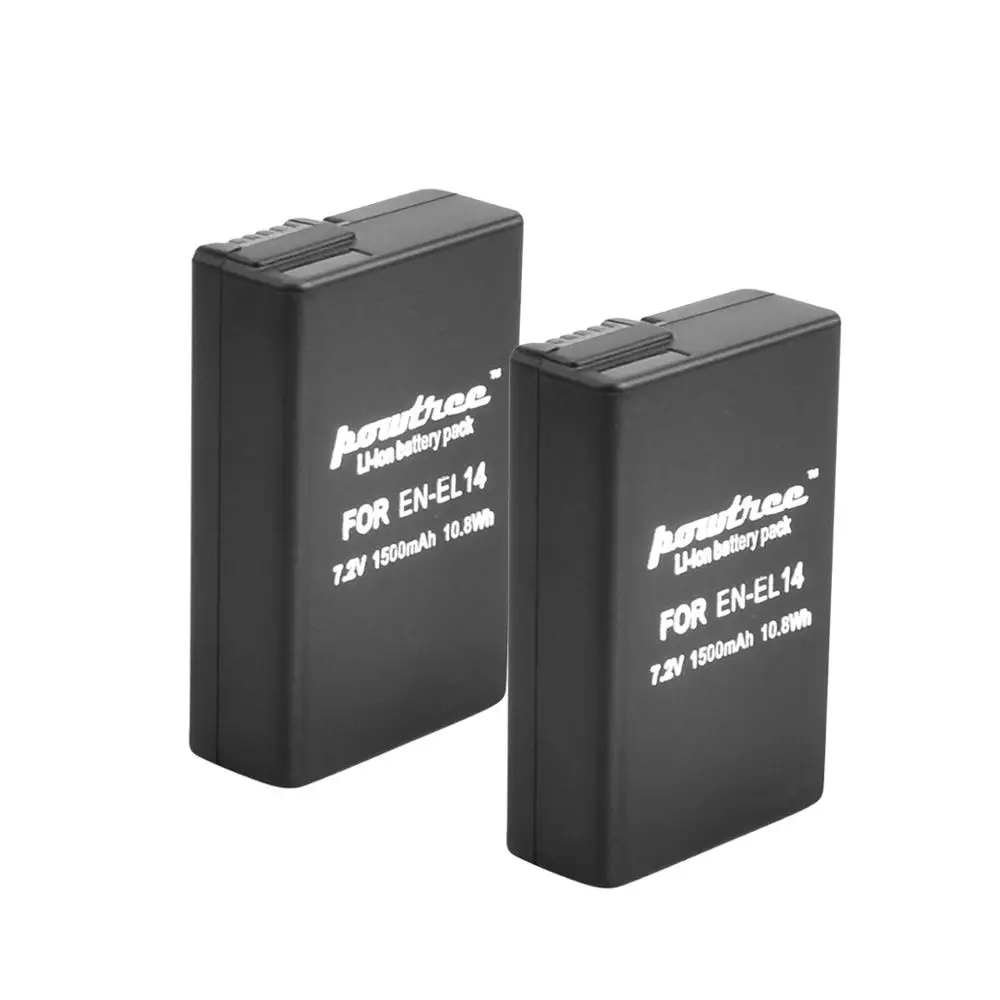7.2V 1500mAh Li-ion EN-EL14 Rechargeable Battery for Nikon P7200 P7700 P7100 D5500 D5300 D5200 D3200 D3300 D5100 D3100 L50