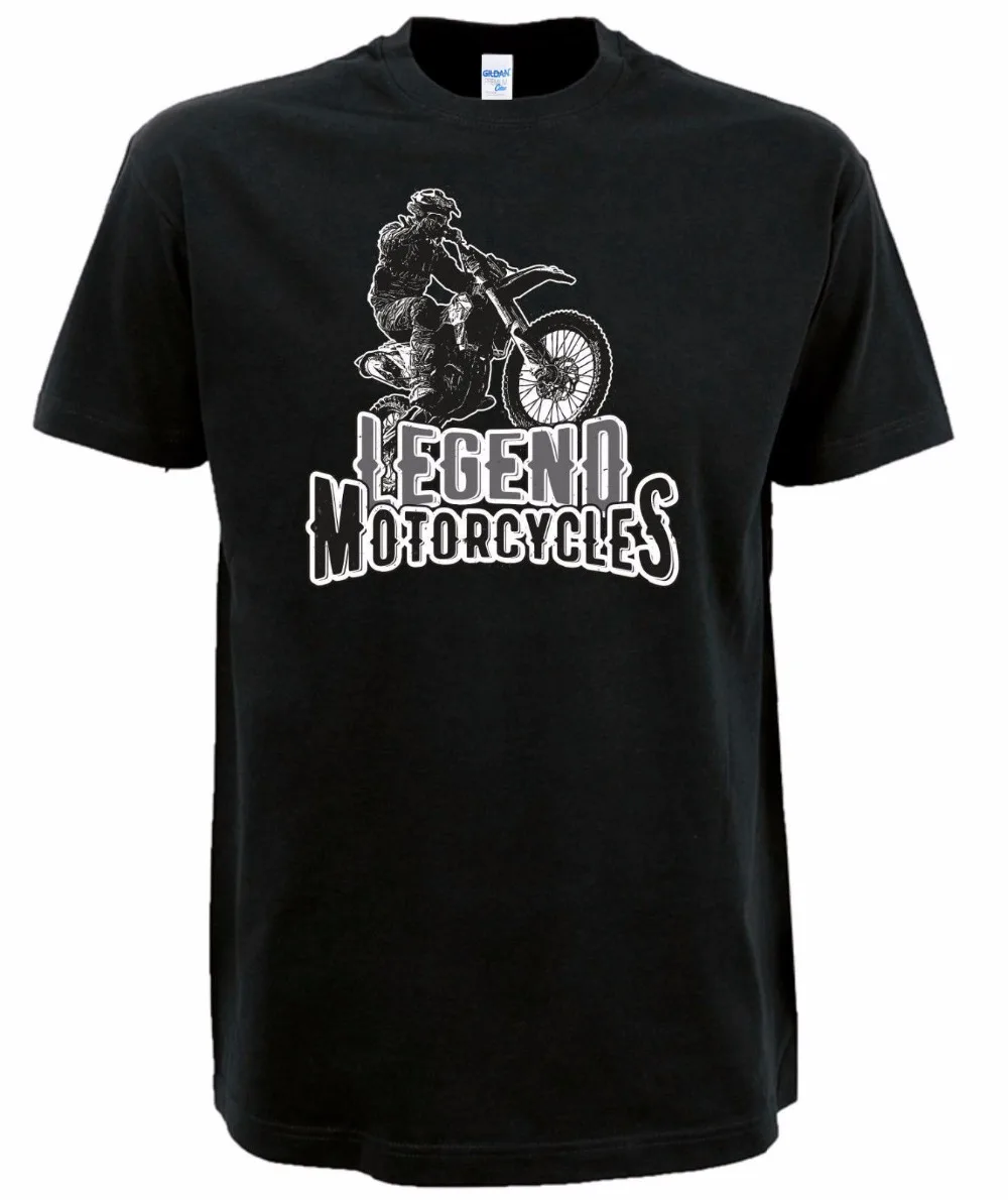 

2020 Newest Funny Fashion New Top Tees Shirts Novelty O-Neck Tops Legend Motocross T Shirt Cotton Men Short Sleeve Tee Shirts