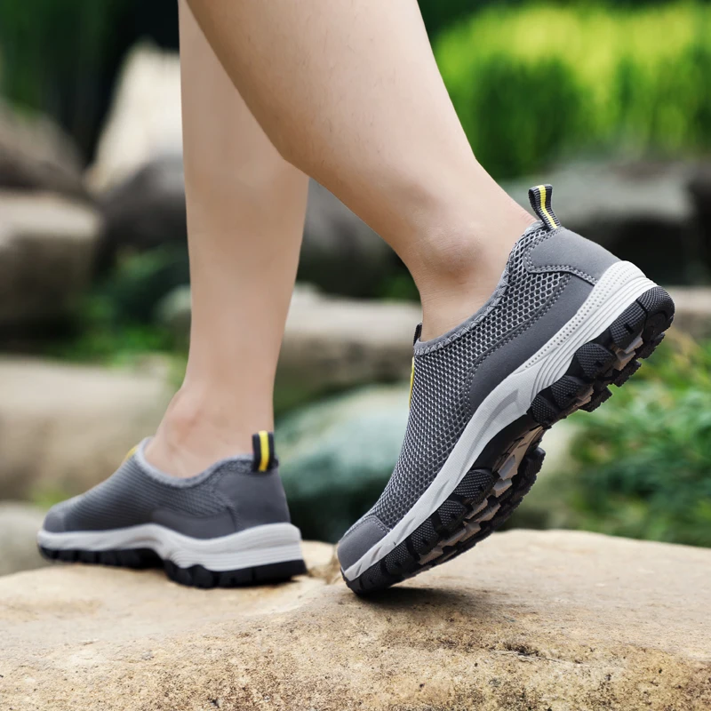 Slip-on/Мужская обувь уличные кроссовки нескользящая быстросохнущая босики для