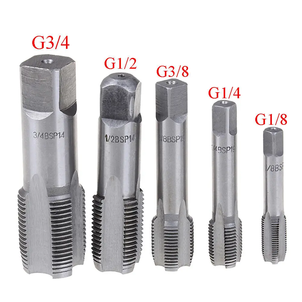 

Screw Thread Taper Pipe Tap Metal Cutting G1/8 1/4 3/8 1/2 3/4 Tapping