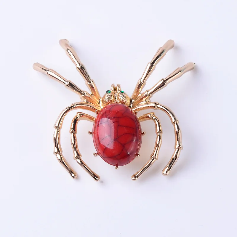 5 шт. сплав Стразы Аксессуары Паук diy брошь корсажное Украшение DIY Одежда Обувь
