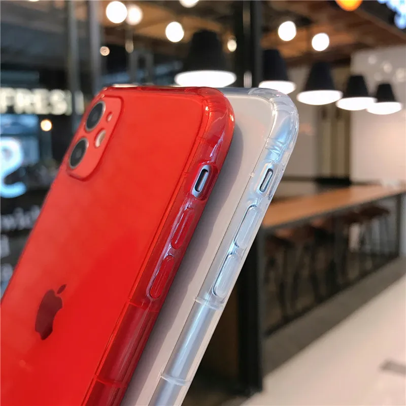 LOVECOM неоновый флуоресцентный противоударный чехол для телефона iPhone 12 Mini 11 Pro Max XR X