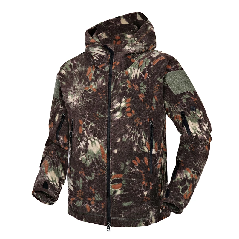 Outdoor Men Winter Warm Fleece Jackets Army Military Tactical Airsoft Jacket Coat Thermal Hiking Hunting Outwear Man Clothing | Спорт и