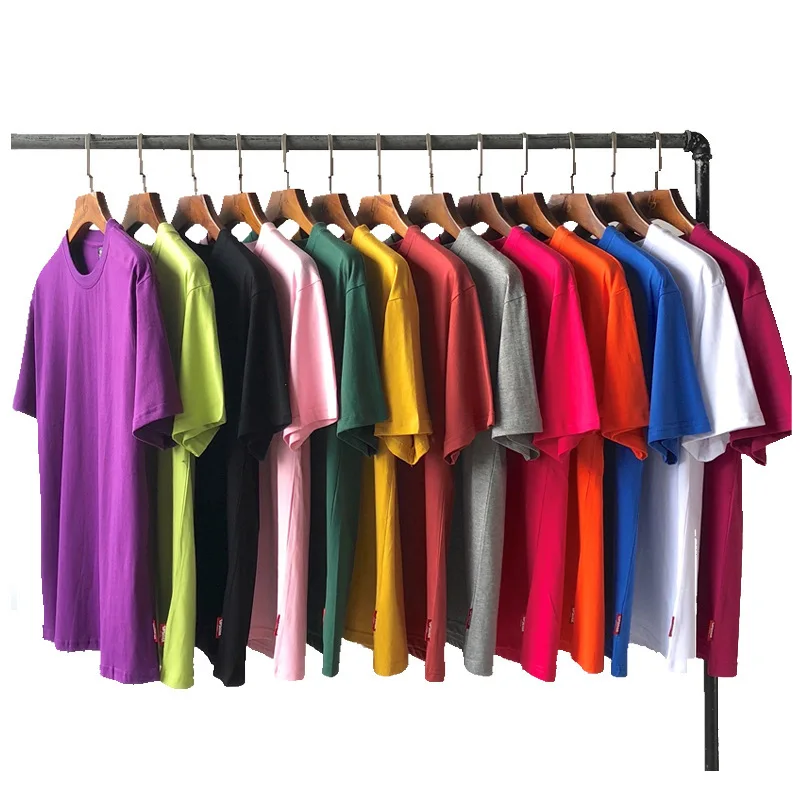 

Round collar short sleeve T-shirt advertising t-shirts group clothing overalls
