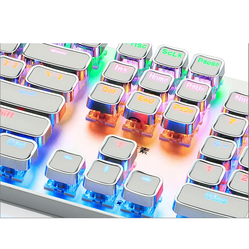 PBT 104 клавиш полупрозрачные колпачки для игровых механических клавиатуры с подсветкой замена