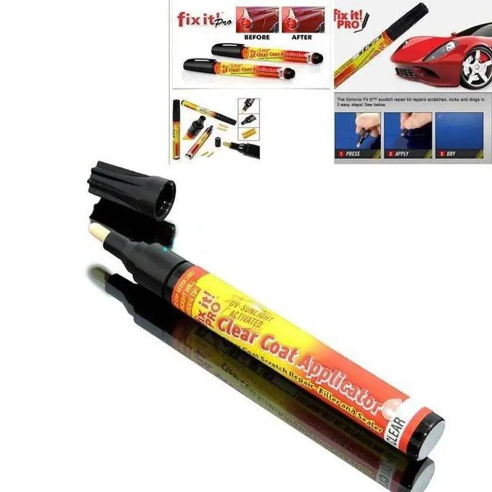 

Car Paint Pen Aluminum Tube Car Fill Paint Pen Car Scratch Repair Pen General Vehicle Full Color Universal