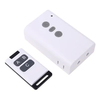 433mhz ac220v 2ch relay receiver rf transmitter wireless remote control switch for garage door motor forward reverse d7wc