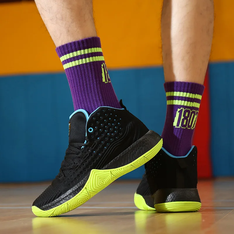 

Men Basketball Shoes Unisex Street Basketball Sneakers High Quality Sports Shoes Big Size 35~45 Trainers Women Basket Shoes