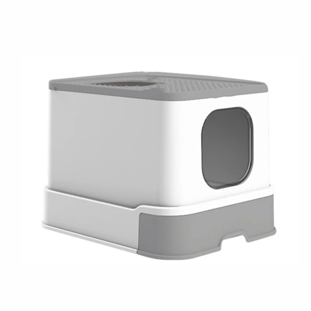 

1pc Convenient Cat Litter Box Spill Prevention Cat Litter Box Pet Supply