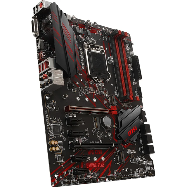 

Материнская плата MSI MPG Z390 GAMING PLUS поддерживает процессор 9-го поколения 9600K 9700K 9900K Intel Z390 LGA 1151