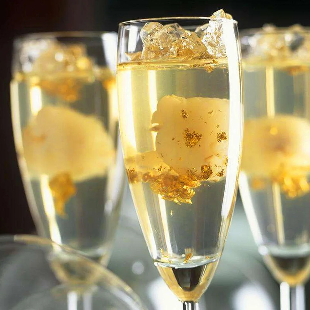 DIY 24K золотой лист фольга для приготовления напитков еда десерт искусство декор