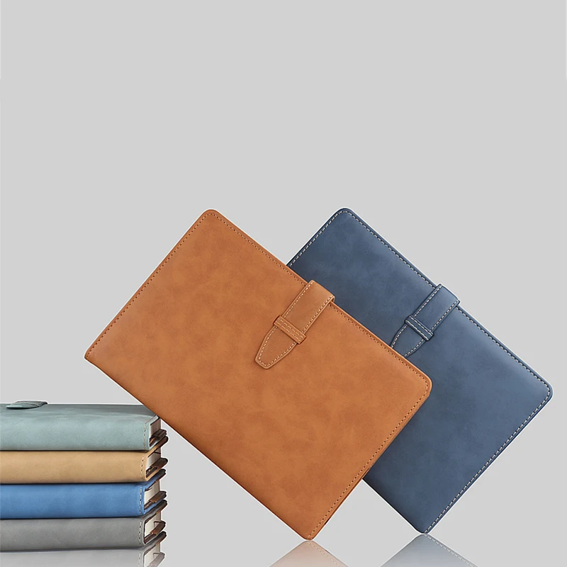 Блокнот для записей кожаный деловых встреч A5 бумажная леска блокнот