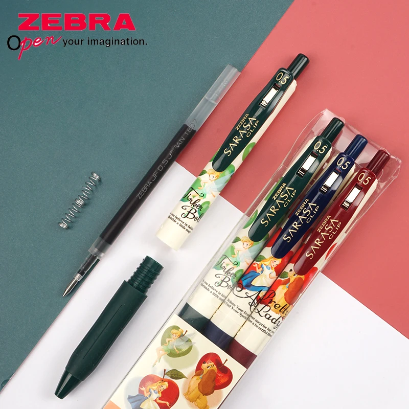 Гелевая ручка ZEBRA SARASA для письма в ретро-стиле 3 цвета 0 5 мм | Канцтовары офиса и