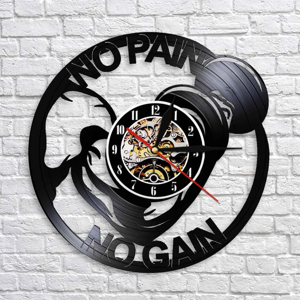 Настенные часы с виниловой пластиной в стиле ретро | Дом и сад