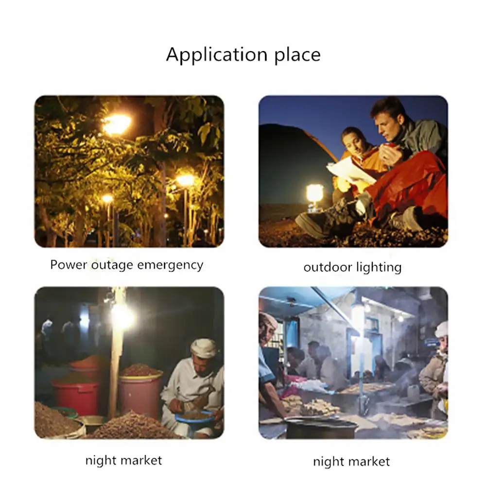 Наружная лампа USB перезаряжаемая светодиодная портативная для внутреннего