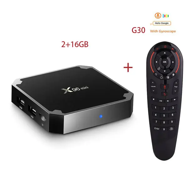 2GB 16GB g30 Amlogic S905W X96 Мини ТВ приставка 4k 2G 16G Android 7,1 Смарт ТВ приставка 4K HD 3D 2,4G WiFi h96 max X96 ТВ приставка Android - Цвет: 2GB 16GB g30