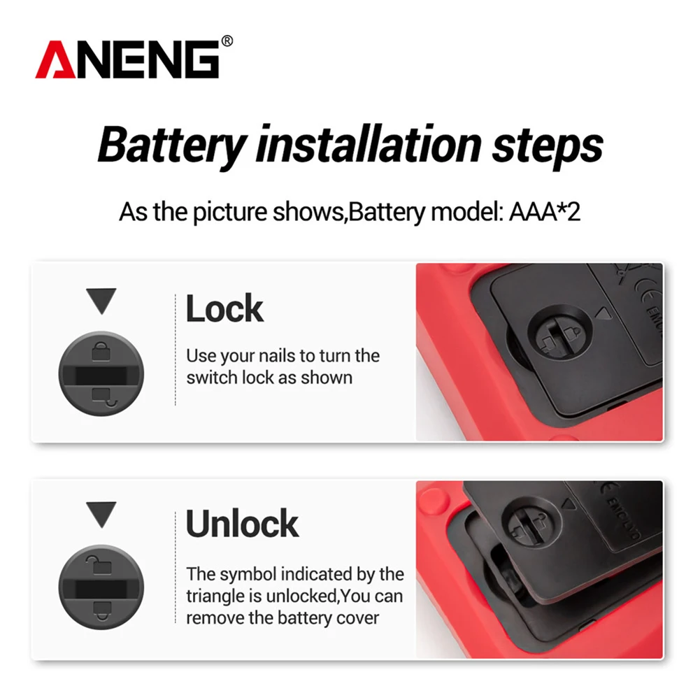 Цифровой мультиметр ANENG M118A тестер авто Mmultimetro True RMS транзистор