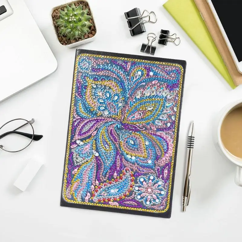 5D DIY Мандала алмазная живопись специальная форма вышивка 50 страниц Sketchbook A5