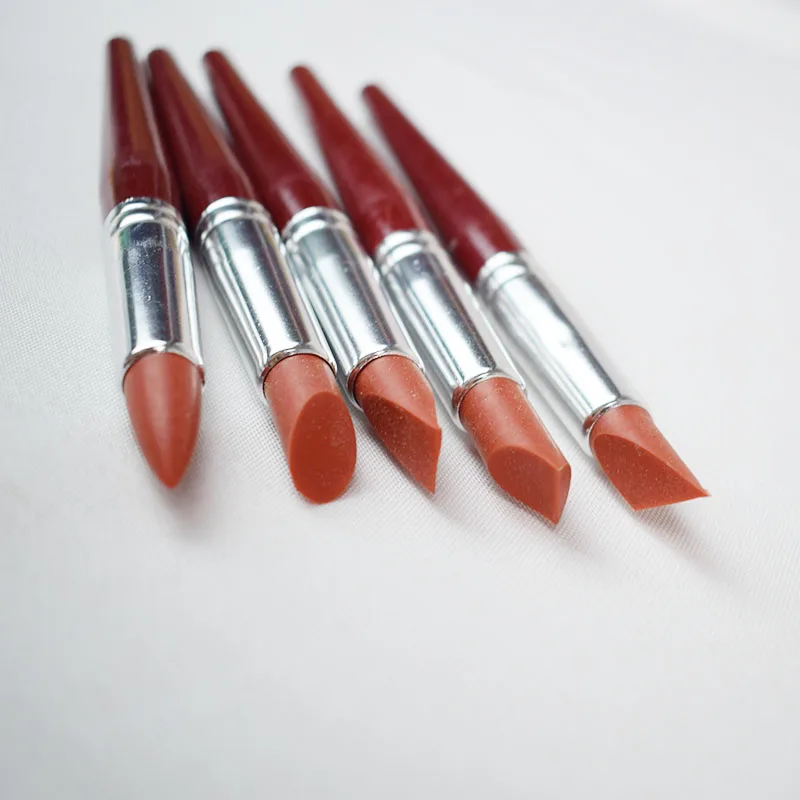 Инструменты для коррекции фигуры 1 см глина ногтей ремесло полировка резиновая