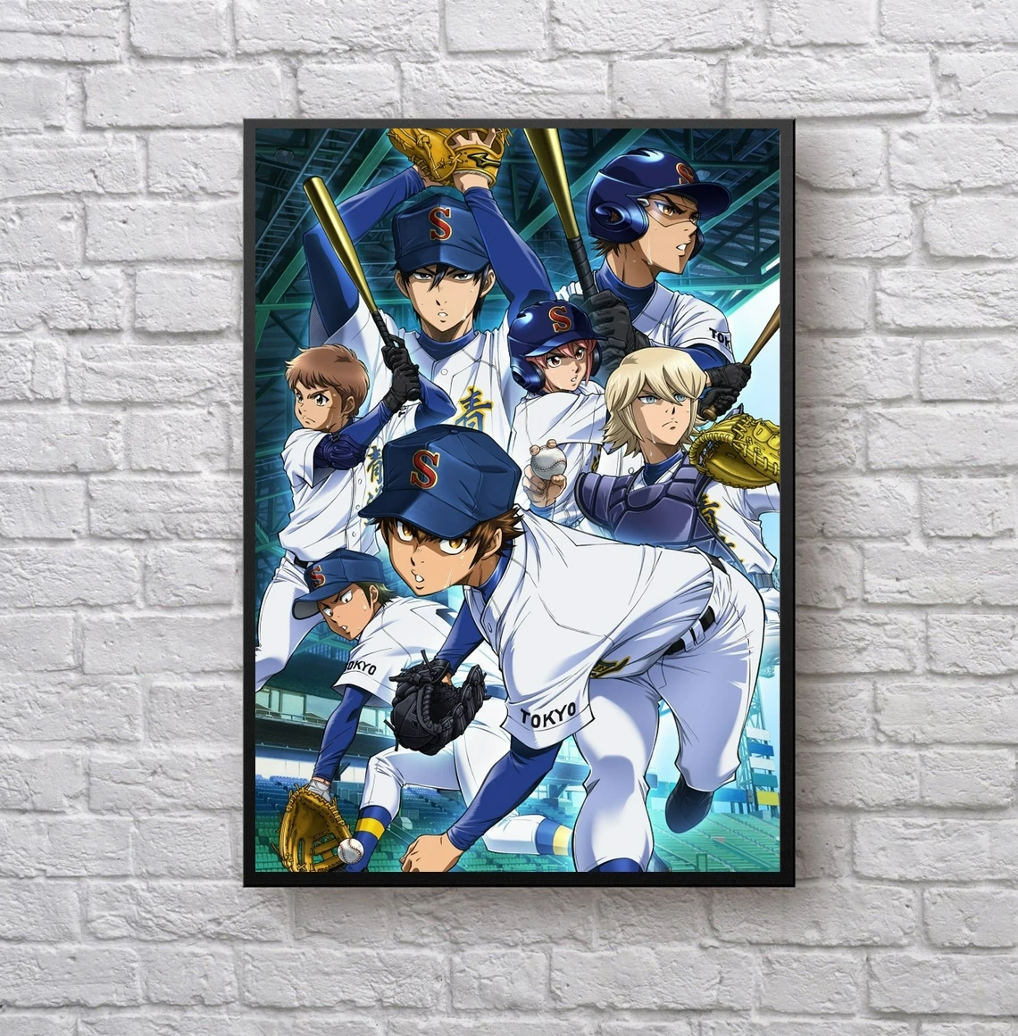 

Diamond no ace аниме постер Home картины для украшения стен (без рамки)
