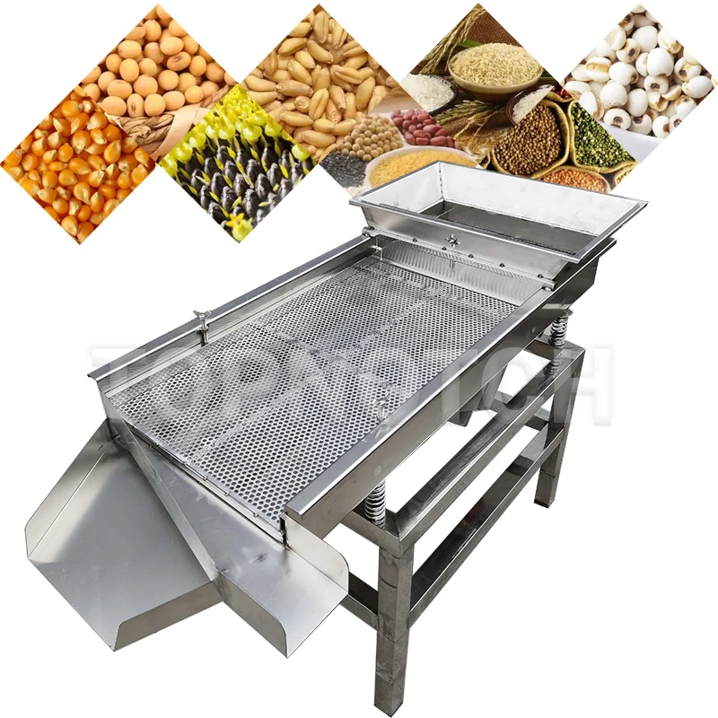

High Performance Grain Screening Machine Bean Vibration Screener Maker