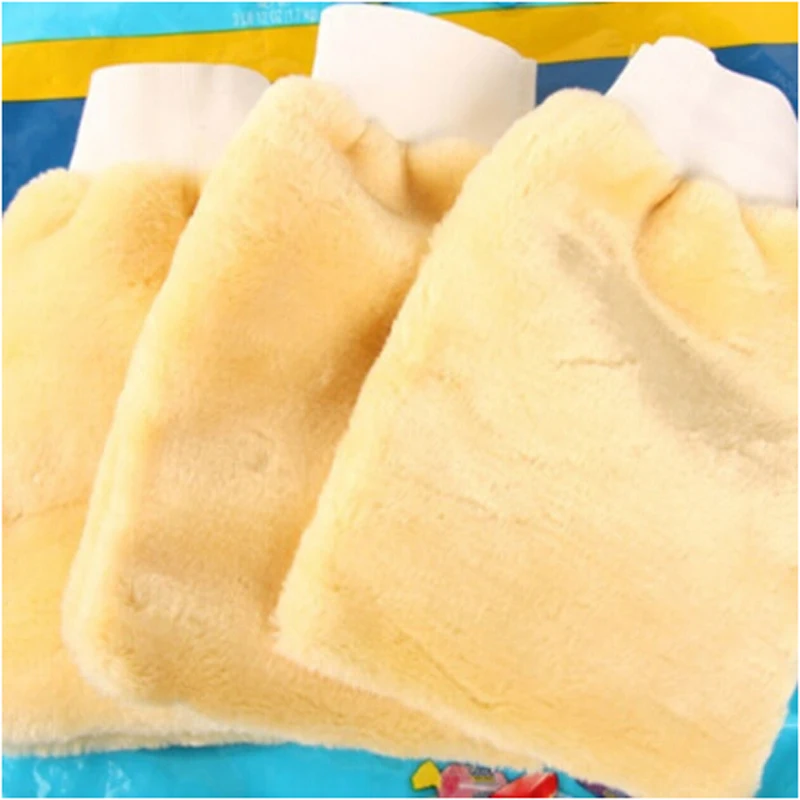 

New Real Sheepskin Mitt Car Soft Polishing Glove Lambswool Washing Cleaning Polish Car Cleaning Washing