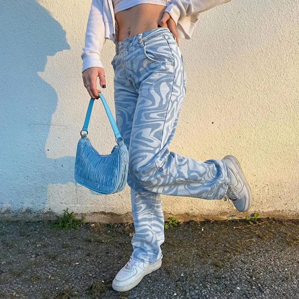 

Джинсы женские, из смесового хлопка, с высокой талией, мешковатые, голубые, S-образные, 2021