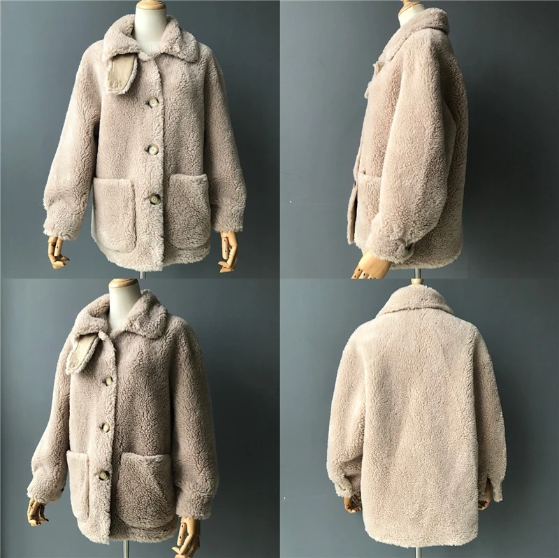 MAOMAOFUR шерстяное пальто зимняя новая модная длинная одежда женское теплое меховое пальто без рукавов Женская качественная куртка из овечьего меха