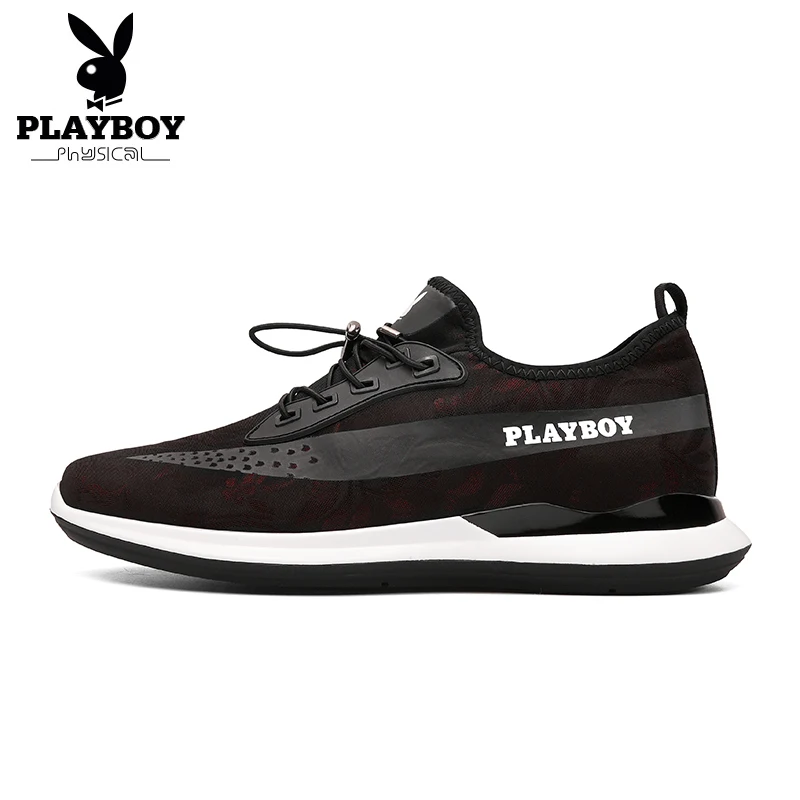 PLAYBOY новые уличные кроссовки мужские кроссовки Технология Стиль кожа амортизация легкие модные спортивные беговые кроссовки - Цвет: Красный