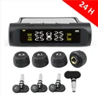 Датчик давления в шинах, прибор TPMS с солнечной батареей и цифровым ЖК-дисплеем, USB, автоматическая сигнализация давления в шинах, новинка