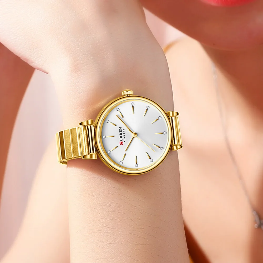 

Fashion Trend Ladies Quartz Watch Top Quality CURREN Brand Waterproof Women's Watch Luxury Casual Wrist Watch Relogio Masculino