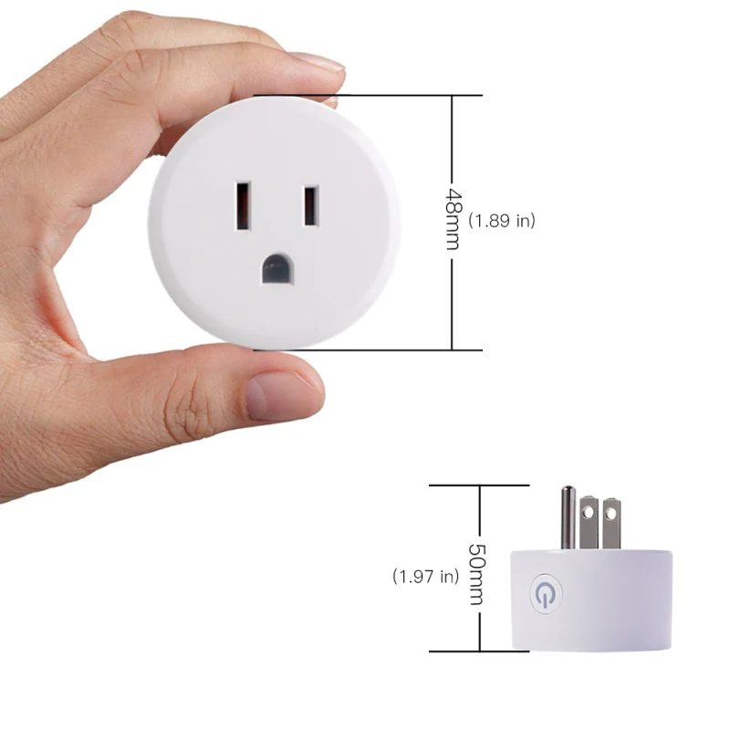 

Tuya ZigBee Smart Plug US 15A 110-250V Timer Socket Smart Home Wireless Plug Compatible Alexa Google Home Assistant Adapter