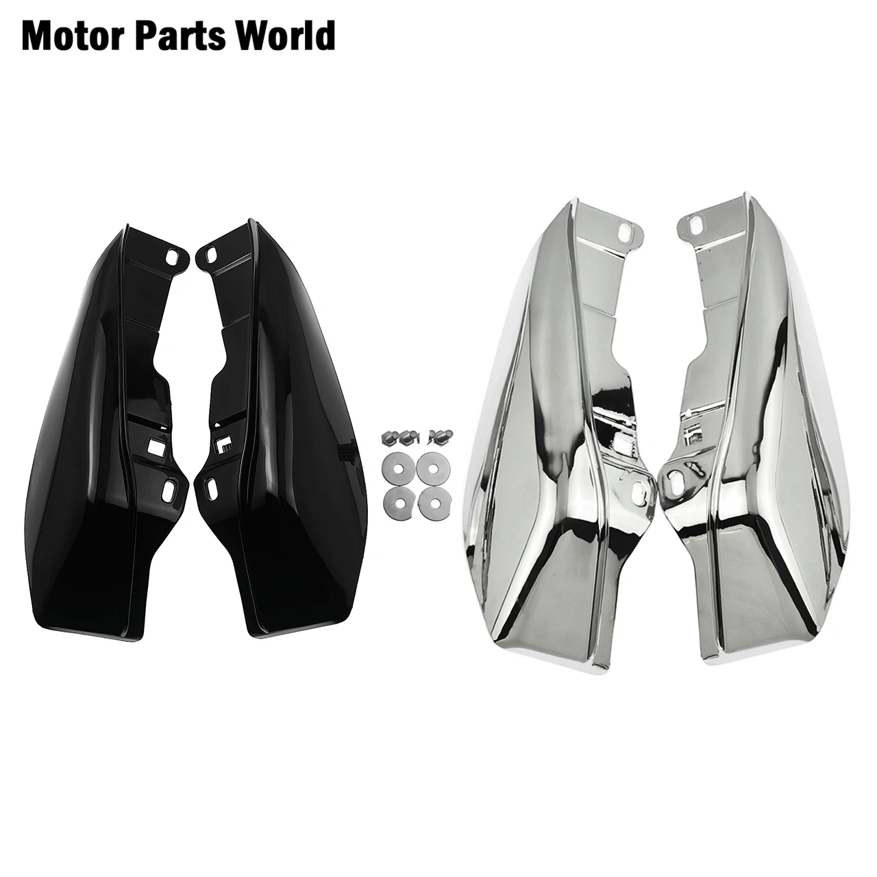 Мотоциклетная хромированная/черная теплозащитная промежуточная воздушная