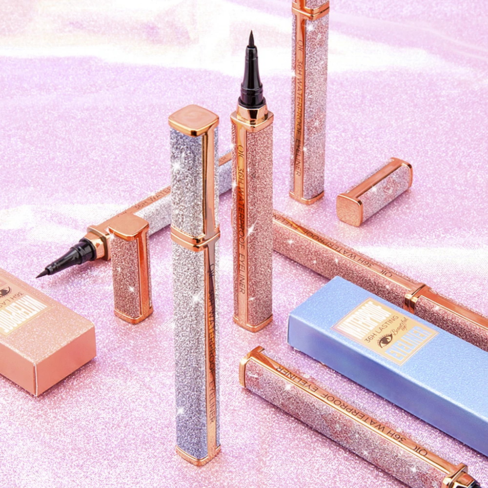 QIC 1 шт. Водонепроницаемый черная жидкая подводка для глаз карандаш с татуировкой