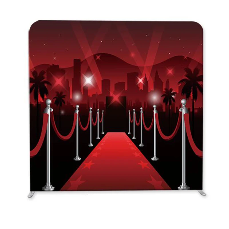 Лидер продаж на заказ сценические огни Печать Подушка фон с рамкой стенд для