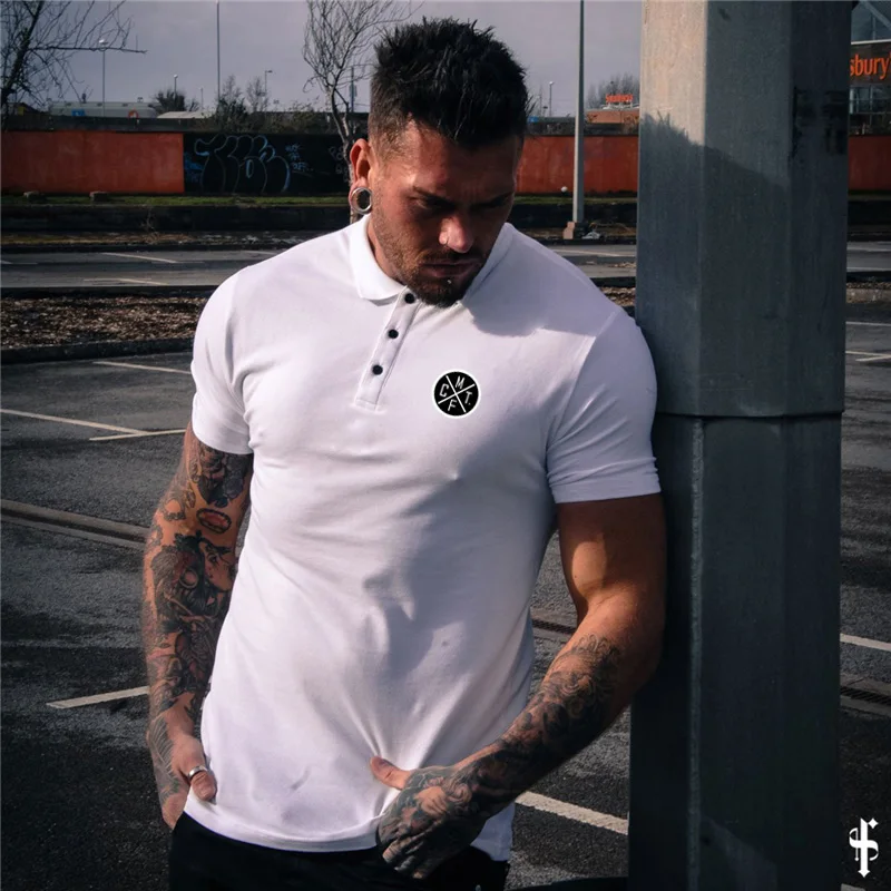 

Summer Men Polo Shirt Short Sleeve Solid Polo Shirt Mens Camisa Polos Fashion Turn Collar Masculina Casual Cotton Tops Plus Size
