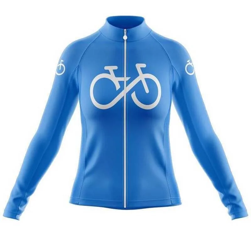 

Slim And Comfortable Cycling Shirt Bicycle Cartoon Pattern Coat Lady Spring And Autumn Fashion Jacket Cycling Clothes
