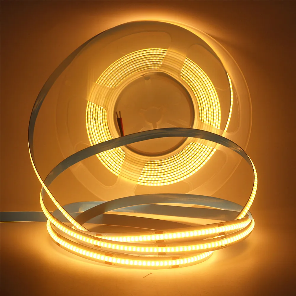 

COB LED Strip High Density Flexible FOB Led Tape Light 12V 24V 320 384 480 512 528 Leds/m 3000K 4000K 6000K 0.5M 1M 2M 3M 4M 5M